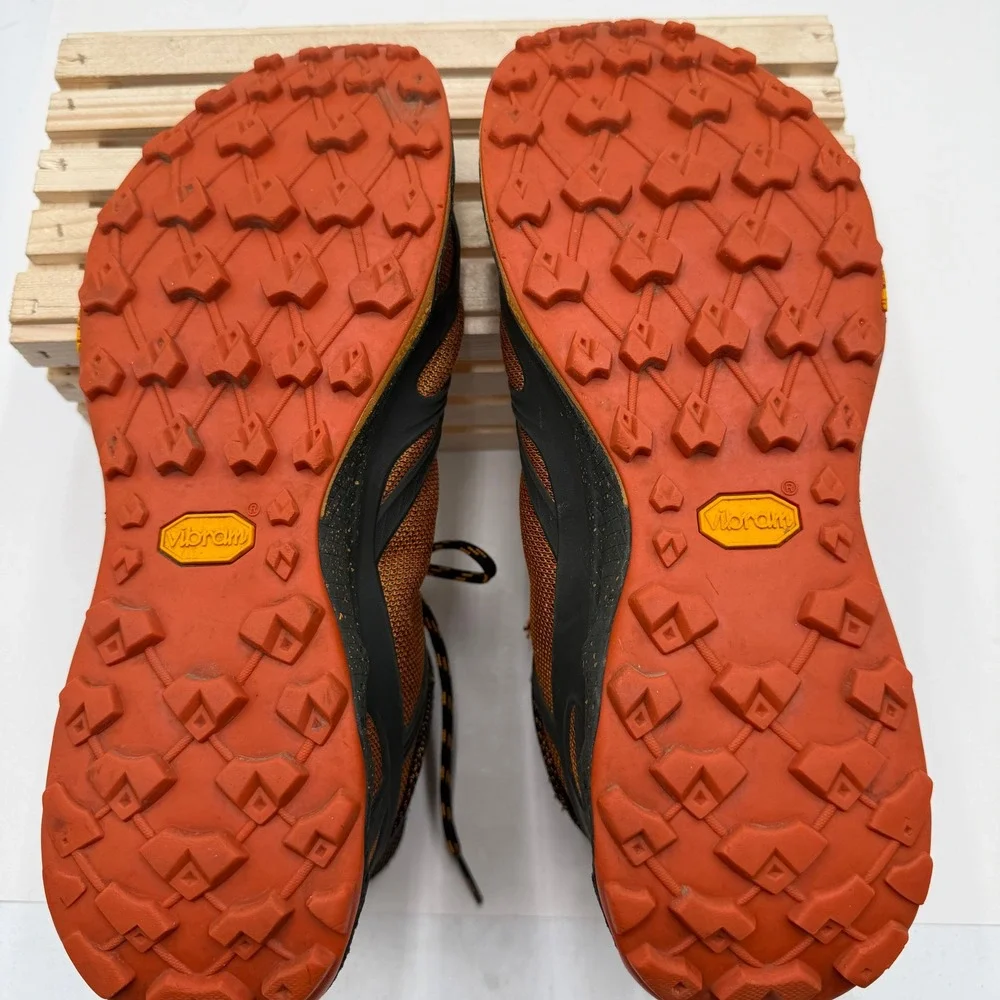 Merrell Hiking Boots Altalight Knit Mid Vibram Orange Black Mens 9.5